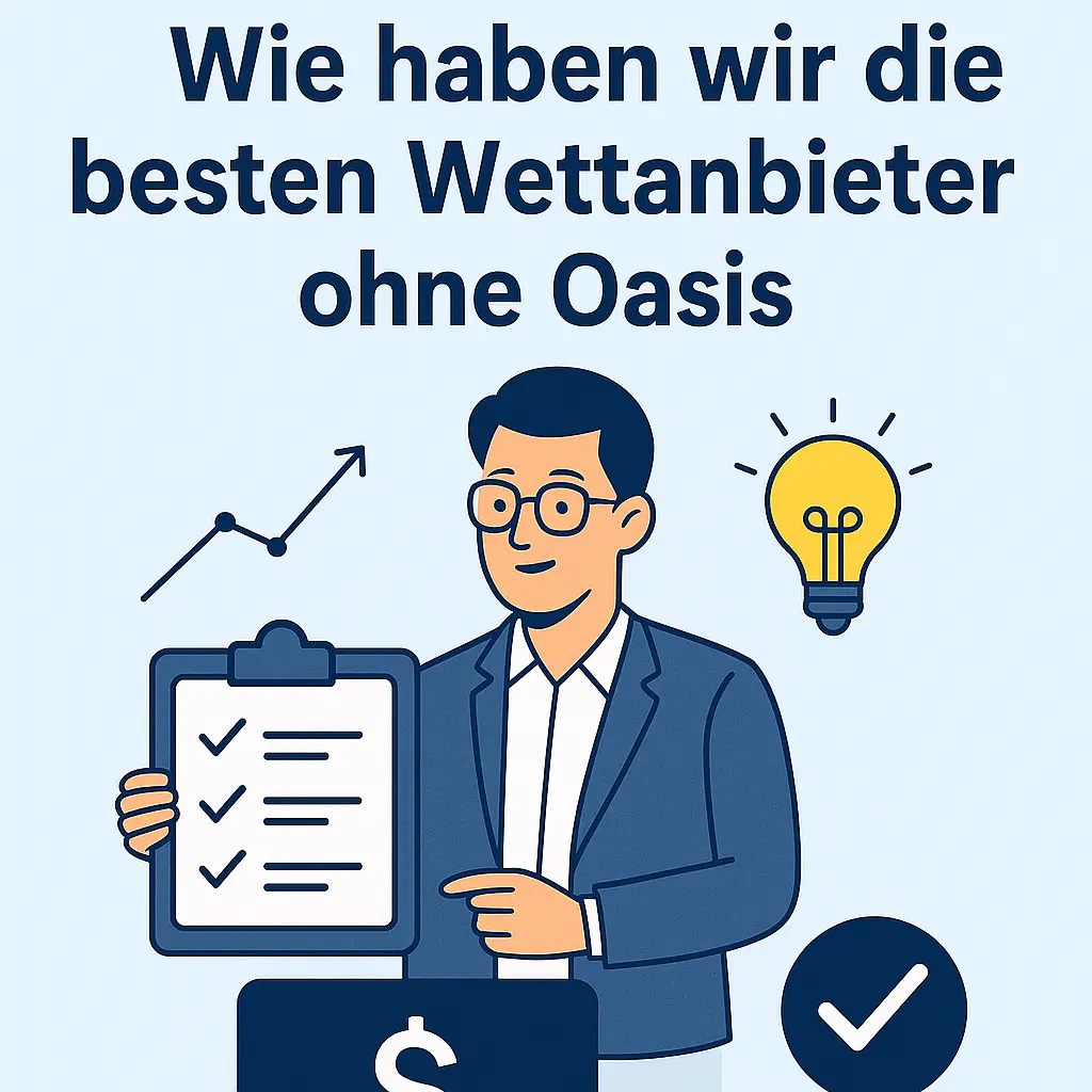 Wie haben wir die besten Wettanbieter ohne Oasis ausgewählt?